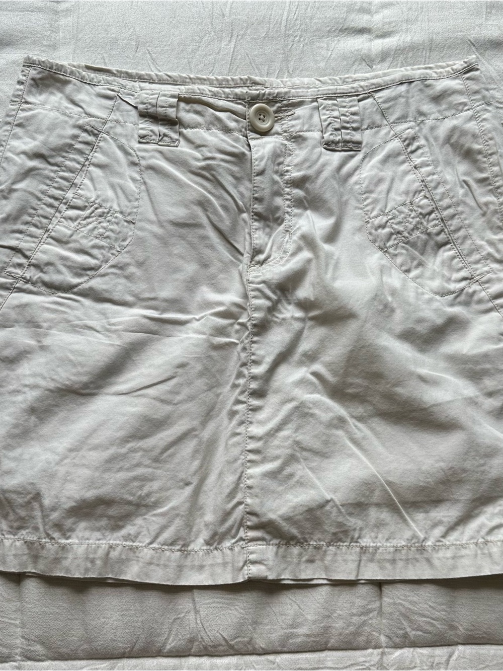 Sonoma White Cotton Skirt